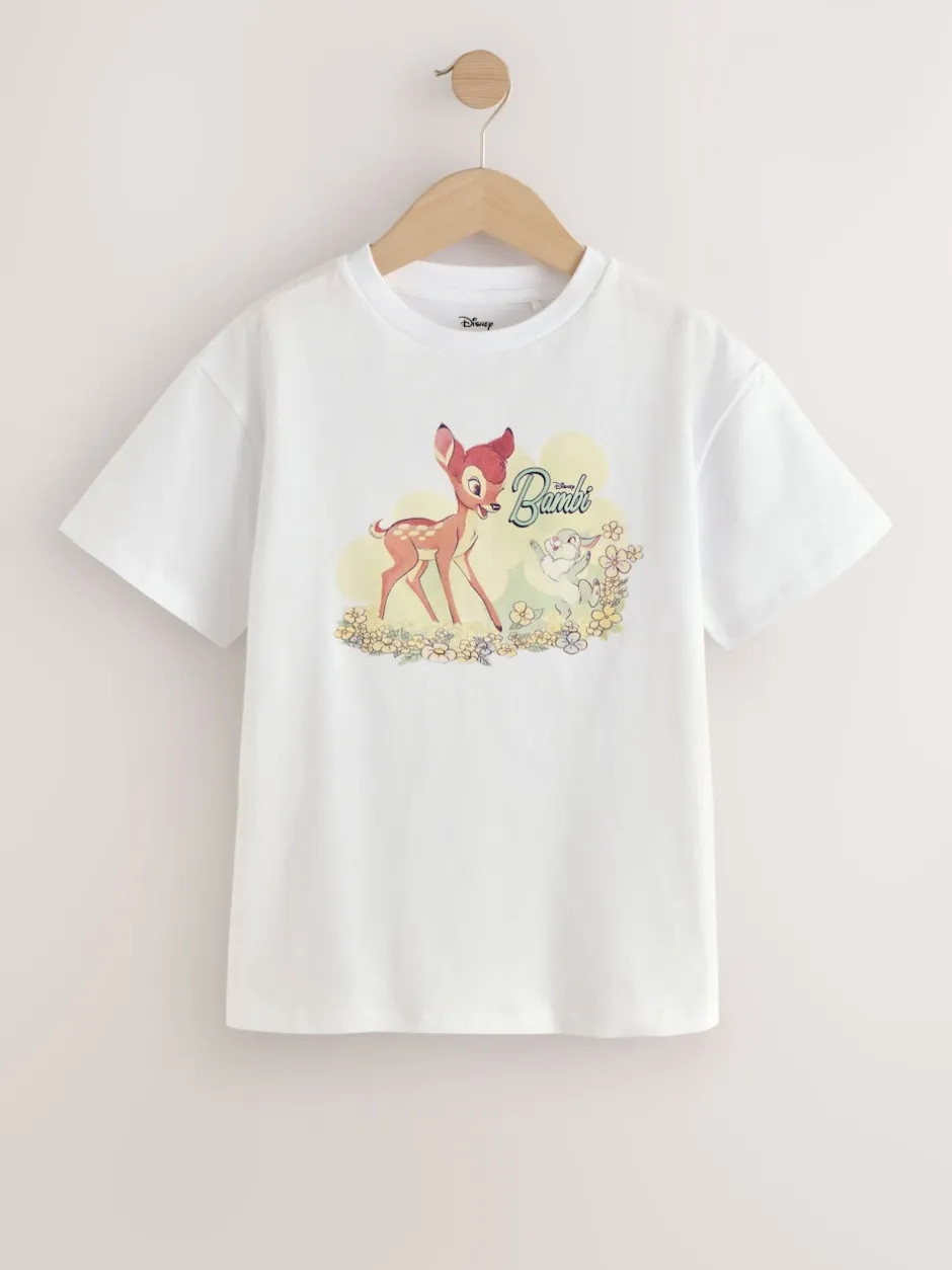 Next Blanc Bambi - T-shirt graphique surdimensionné (3-16ans) Online