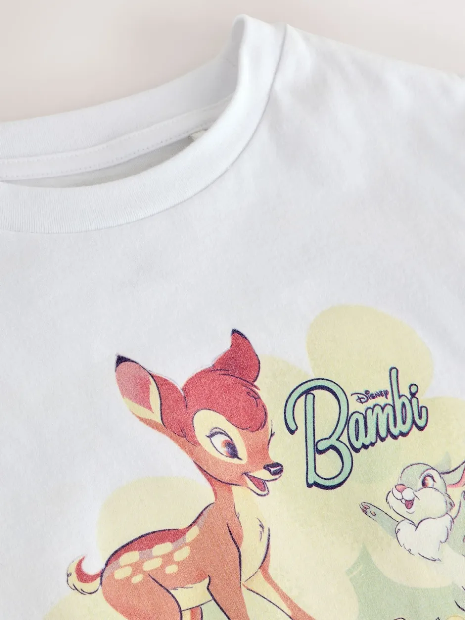 Next Blanc Bambi - T-shirt graphique surdimensionné (3-16ans) Online