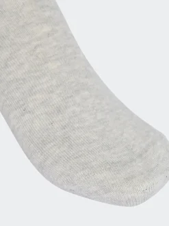 adidas originals - Col rond - 3-Rayures Chaussettes Col rond 3 paires Blanc chromé