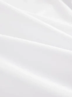 Next Blanc col boutonné - Slim Fit (Slim Fit) - Chemises intelligentes faciles d’entretien à poignets simples New