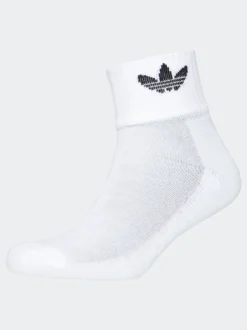 adidas originals - Paquet de mi-chaussettes 3 Blanc écru Best