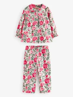Next Blanc écru - Cath Kidston pyjama tissé à boutons et fleurs Best