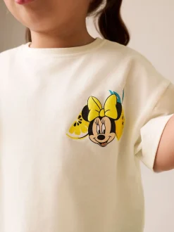 Next Blanc écru - Disney Ensemble haut et short à manches courtes Minnie et Mickey (3mois7ans) Clearance