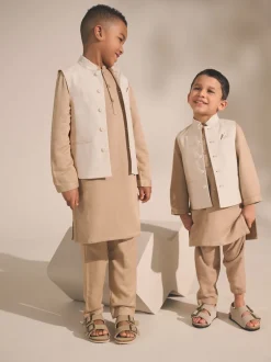 Next Blanc écru - Gilet de l’Aïd (3mois-16ans) Hot