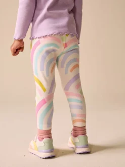 Next Blanc écru - Leggings côtelés (3mois-7ans)