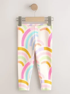 Next Blanc écru - Leggings côtelés (3mois-7ans)
