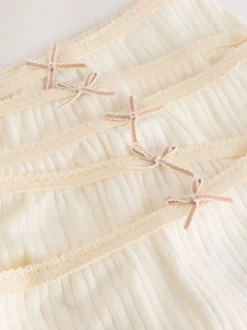 Next Blanc écru - Lot de 5 Caleçons texturés (1.5-16ans) Best