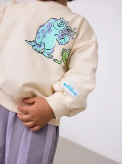 Next Blanc écru - Monsters, Inc Haut à Manches longues et Pantalons Coupe ballon (3mois-7ans) Sale