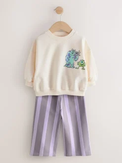 Next Blanc écru - Monsters, Inc Haut à Manches longues et Pantalons Coupe ballon (3mois-7ans) Sale