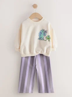 Next Blanc écru - Monsters, Inc Haut à Manches longues et Pantalons Coupe ballon (3mois-7ans) Sale