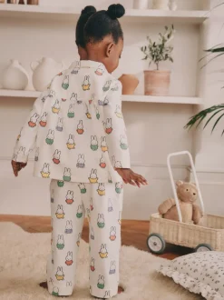 Next Blanc écru - Pyjama Miffy boutonné (9mois-10ans) Outlet