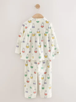 Next Blanc écru - Pyjama Miffy boutonné (9mois-10ans) Outlet
