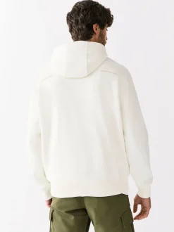 Next - Sweat à capuche Imprimé graphique Blanc écru Best