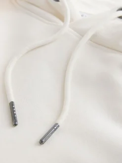 Next - Sweat à capuche Imprimé graphique Blanc écru Best