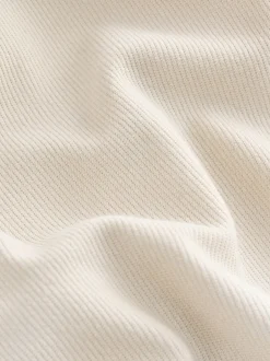 Next - Veste-chemise en jersey sergé à boutons-pression Blanc écru Sale