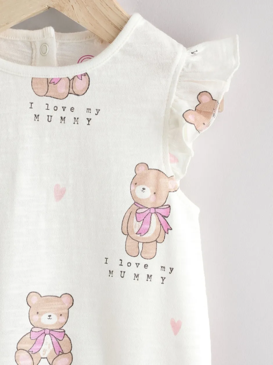 Next Blanc J'aime ma maman - Barboteuse Baby Bloomer Online