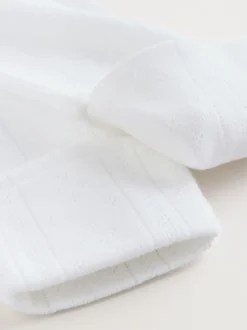 Next Blanc maille pointelle - Lot de 3 dors-bien bébé (0-18mois) Discount