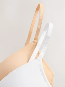 Next Blanc nu - Paquet de soutiens-gorge d'entraînement 2 Outlet