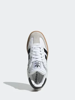 adidas originals Blanc perlé - Baskets XLG Samba Outlet