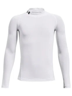 Under Armour Blanc perlé - T-shirt Heat Geat à manches longues à col fictif Online