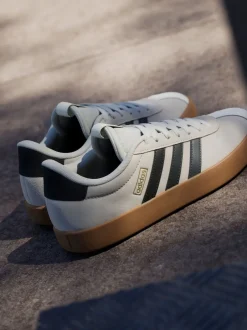 adidas - VL Court 3.0 Formateurs Blanc éteint New