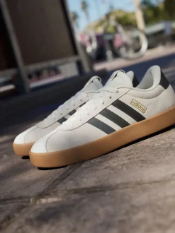 adidas - VL Court 3.0 Formateurs Blanc éteint New