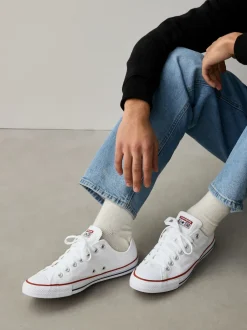 Converse Blanc éteint - Chuck Ox Trainers