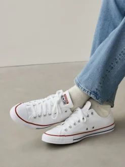Converse Blanc éteint - Chuck Ox Trainers
