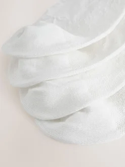 Next Blanc texturé avec nœud - Paquet de chaussettes d'entraînement 4 Discount