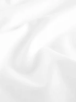 Next Blanc étroit Plissé - Chemises de chambre à double poignet 100% coton avec col découpé Clearance