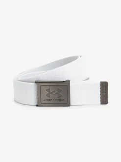 Under Armour Blanc/Argent - Ceinture en toile stretch Outlet