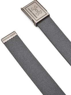 Under Armour Blanc/Argent - Ceinture en toile stretch Outlet