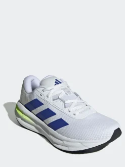 adidas - Galaxy 7 Running Trainers Blanc/Bleu Hot
