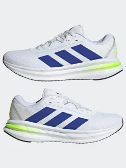adidas - Galaxy 7 Running Trainers Blanc/Bleu Hot