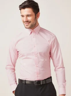 Next Blanc/bleu clair/rose clair - Lot de 3 chemises Oxford élégantes à manchette simple facile d’entretien Online