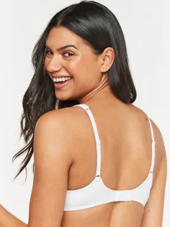 Next Blanc/bleu marine/rose - Lot de 3 soutiens-gorge en mélange de coton Ultimate Comfort Non rembourré sans armature Online