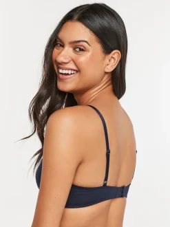 Next Blanc/bleu marine/rose - Lot de 3 soutiens-gorge en mélange de coton Ultimate Comfort rembourrées et sans armature Clearance