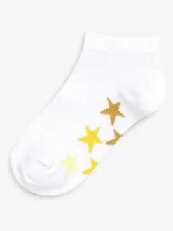 Next - Paquet de chaussettes de sport en coton riche 7 Blanc/Gris New