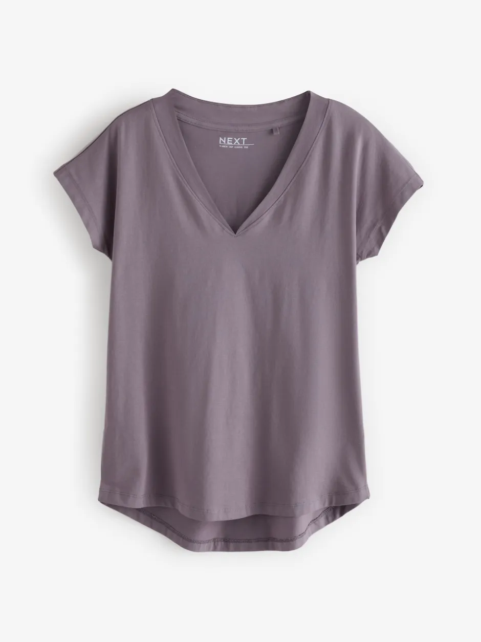 Next Blanc/gris/kaki/rouille/marron - 5 de t-shirts Colen V Mancherons % 100 Online