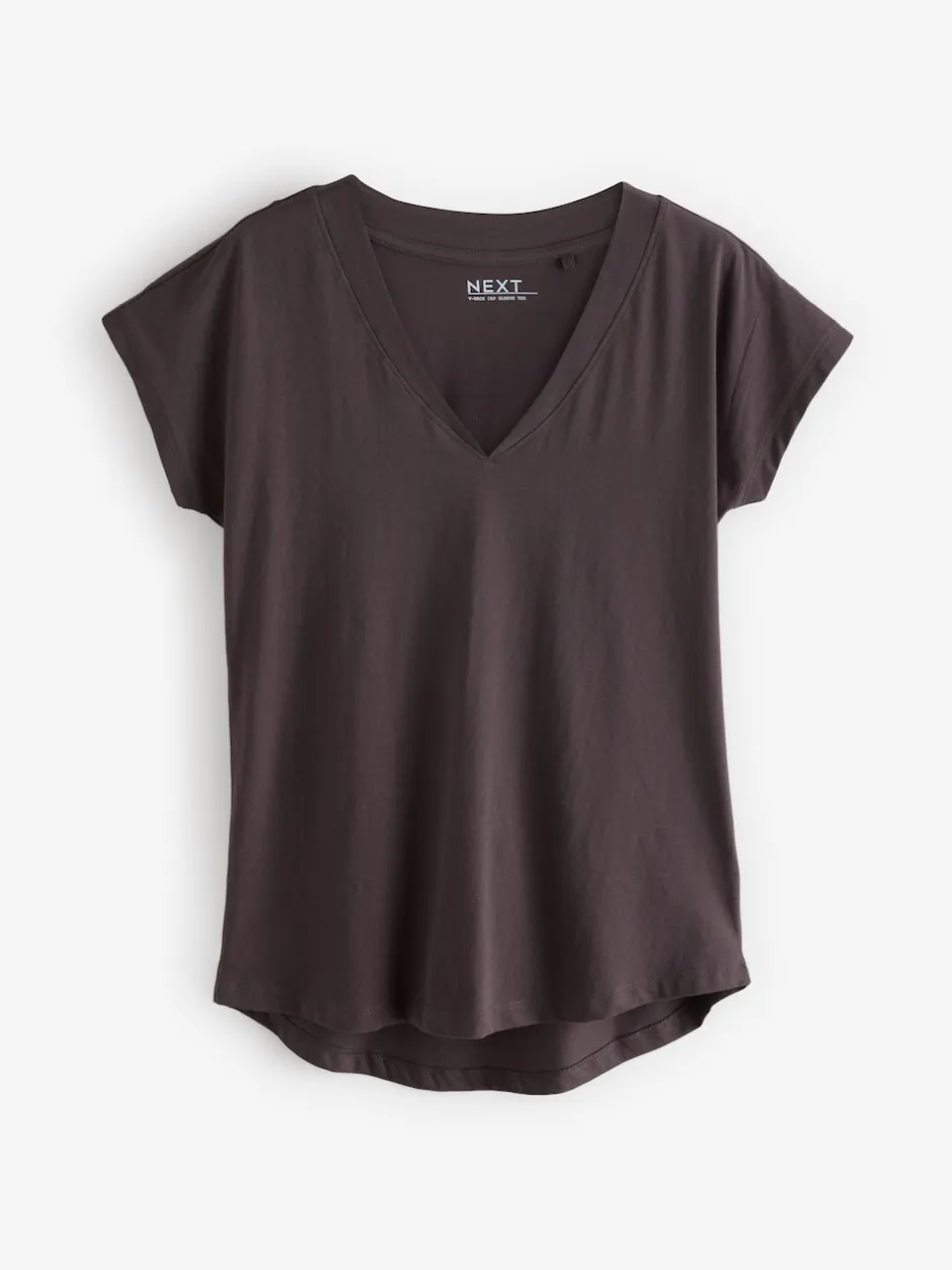 Next Blanc/gris/kaki/rouille/marron - 5 de t-shirts Colen V Mancherons % 100 Online