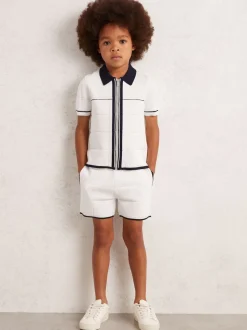 Reiss Blanc/Marine - Short Barbor New