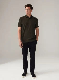 Next - Polo en jersey Manches courtes 3 Pack Blanc/Marine/Noir ou Geos Sale