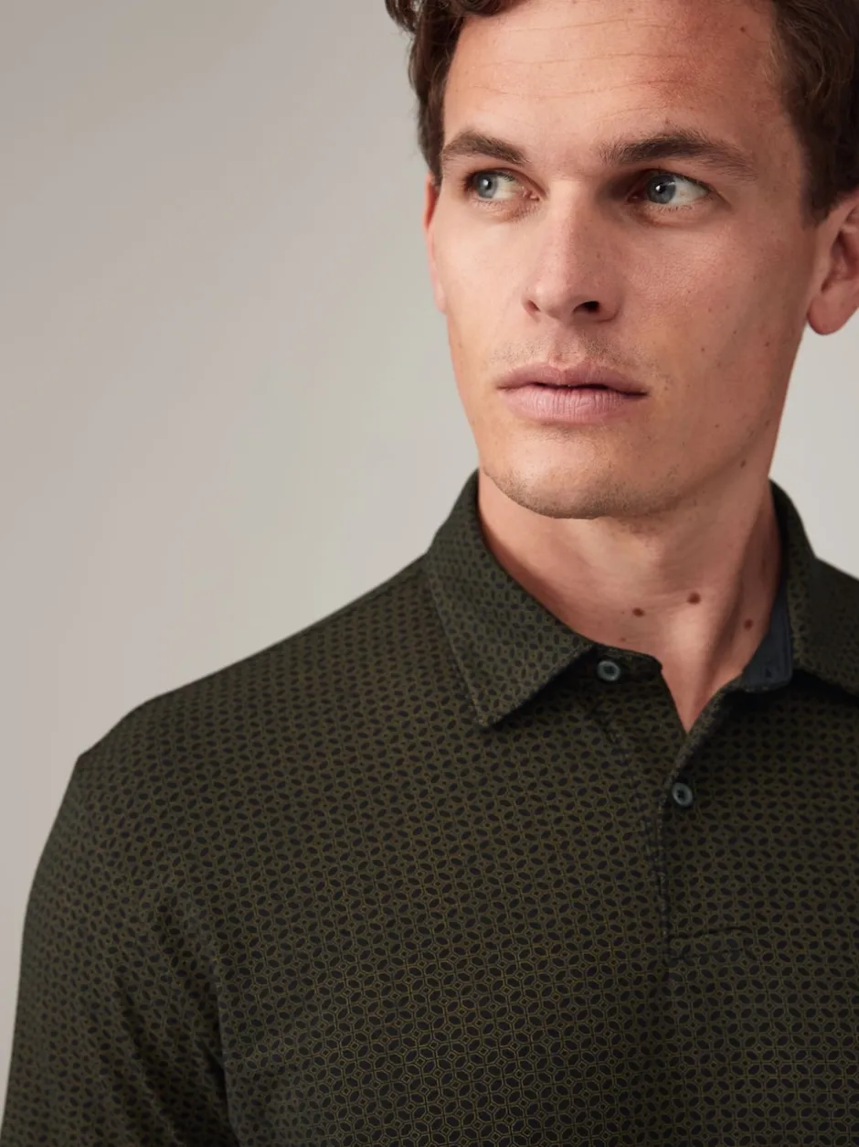 Next - Polo en jersey Manches courtes 3 Pack Blanc/Marine/Noir ou Geos Sale