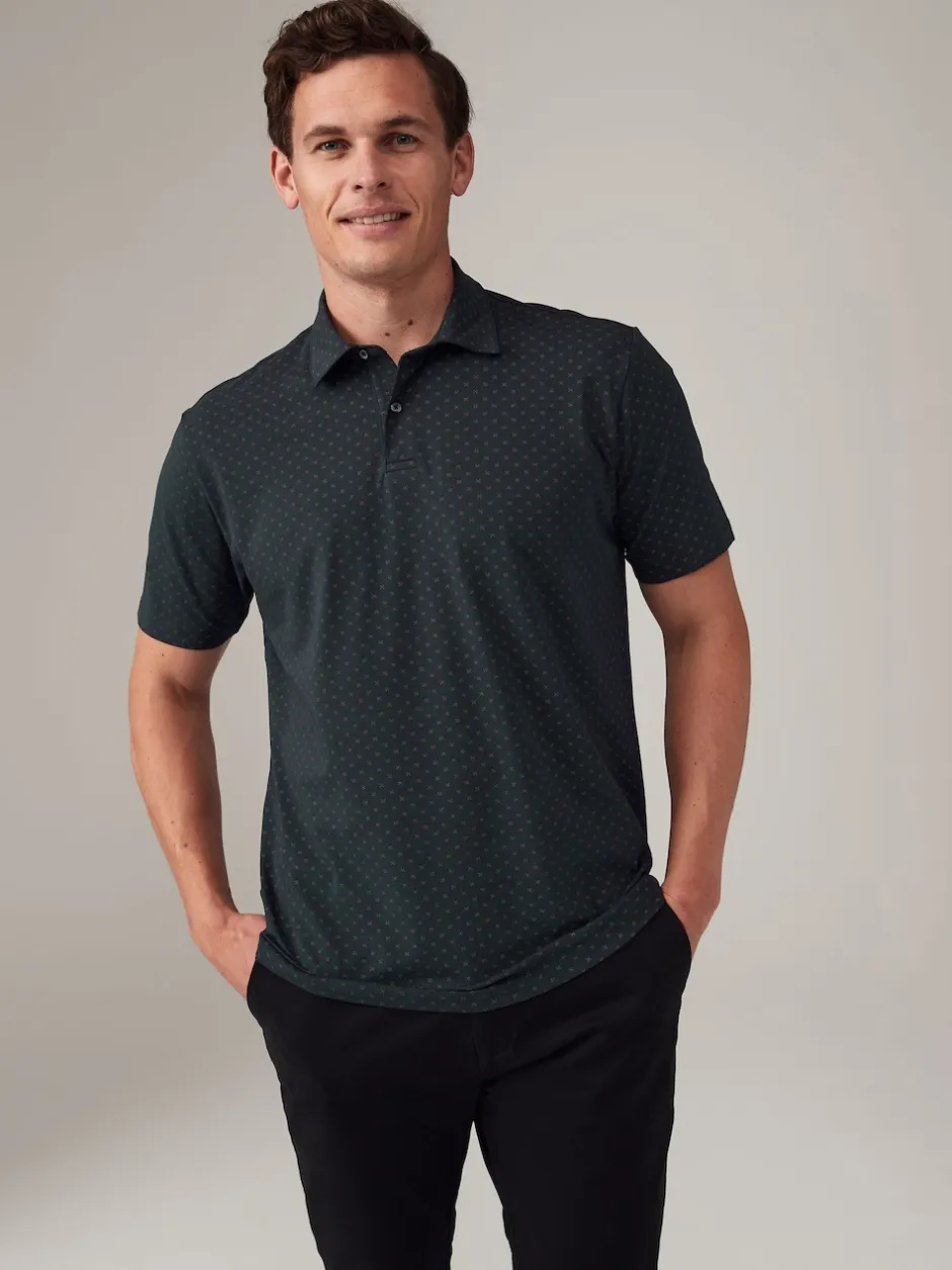 Next - Polo en jersey Manches courtes 3 Pack Blanc/Marine/Noir ou Geos Sale