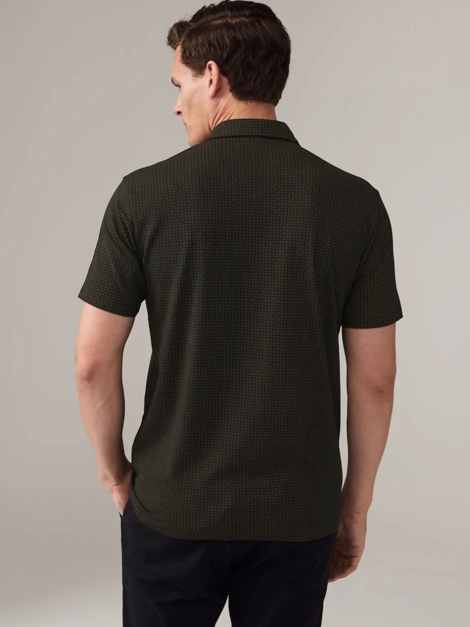 Next - Polo en jersey Manches courtes 3 Pack Blanc/Marine/Noir ou Geos Sale