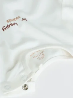 Next Blanc/marron - Ensemble Bébé haut et Pantalons à manches longues 2 Pièces (0mois-2ans) Clearance