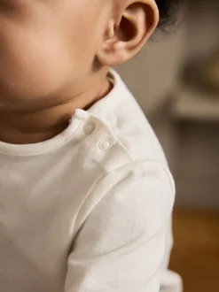 Next Blanc/marron - Ensemble Bébé haut et Pantalons à manches longues 2 Pièces (0mois-2ans) Clearance