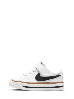 Nike Blanc/Noir - Baskets Infant Court Legacy Hot