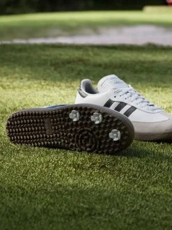 Adidas Golf Blanc/Noir - Chaussures Samba sans crampons Hot