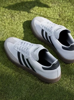 Adidas Golf Blanc/Noir - Chaussures Samba sans crampons Hot